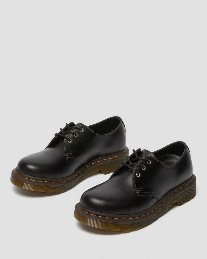 Dr Martens 1461 Abruzzo Leather Oxford Shoes Black | 04GLASUFK