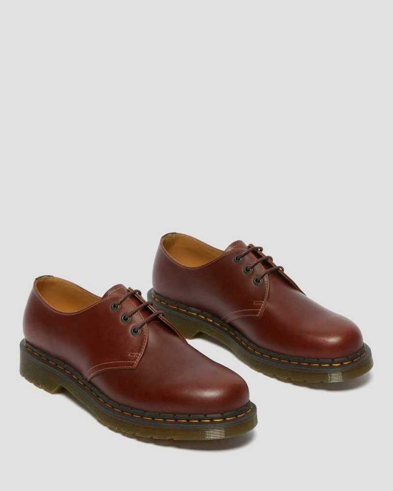 Dr Martens 1461 Abruzzo Leather Oxford Shoes Brown / Black | 97VJRWTCS