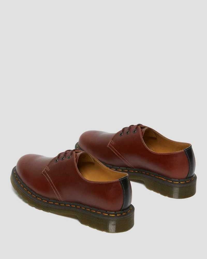 Dr Martens 1461 Abruzzo Leather Oxford Shoes Brown / Black | 97VJRWTCS