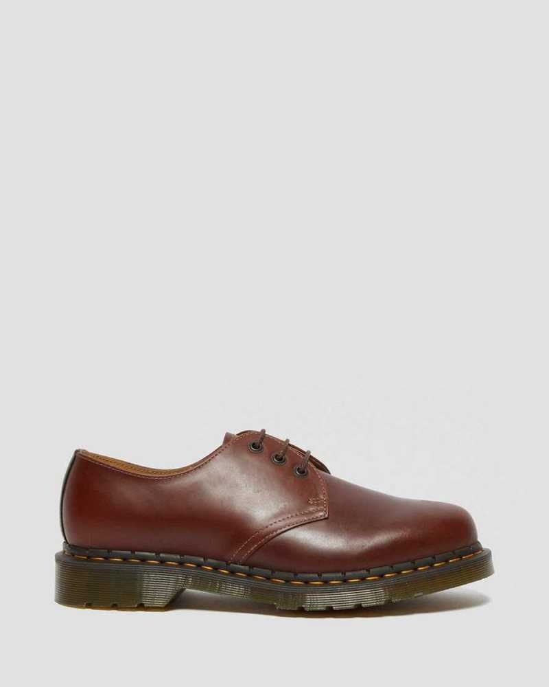 Dr Martens 1461 Abruzzo Leather Oxford Shoes Brown / Black | 97VJRWTCS