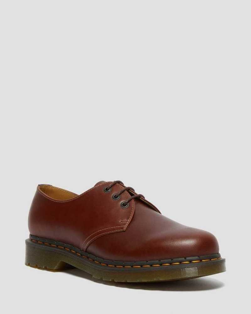 Dr Martens 1461 Abruzzo Leather Oxford Shoes Brown / Black | 97VJRWTCS