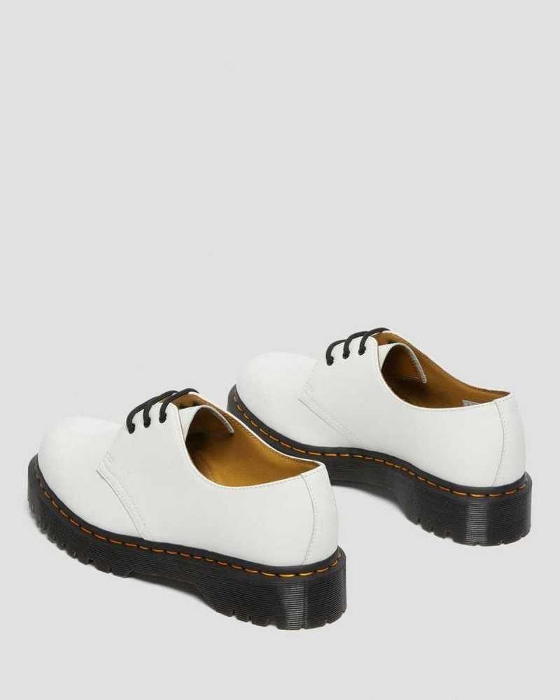 Dr Martens 1461 Bex Smooth Leather Oxford Shoes White | 15HUCNFZO