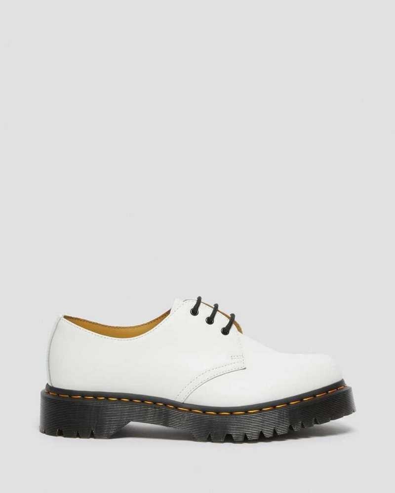 Dr Martens 1461 Bex Smooth Leather Oxford Shoes White | 15HUCNFZO