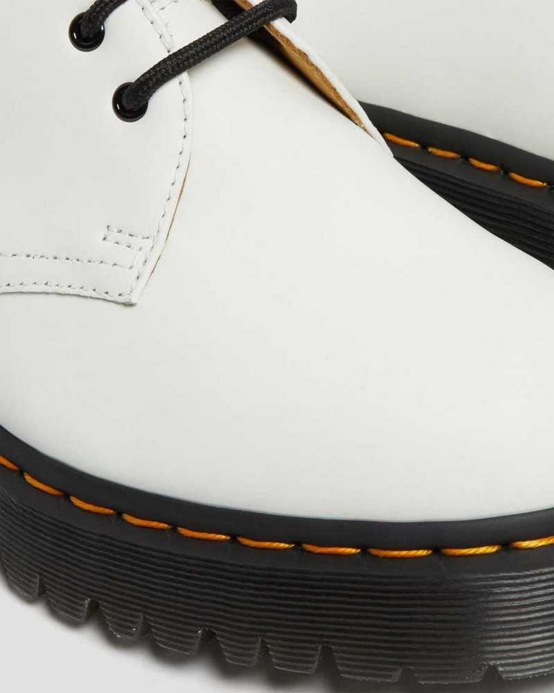 Dr Martens 1461 Bex Smooth Leather Oxford Shoes White | 15HUCNFZO