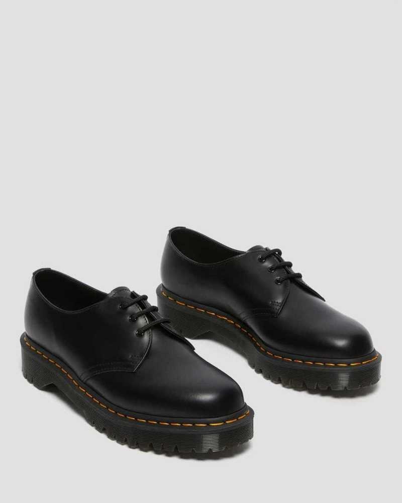 Dr Martens 1461 Bex Smooth Leather Oxford Shoes Black | 85VJZKTPE