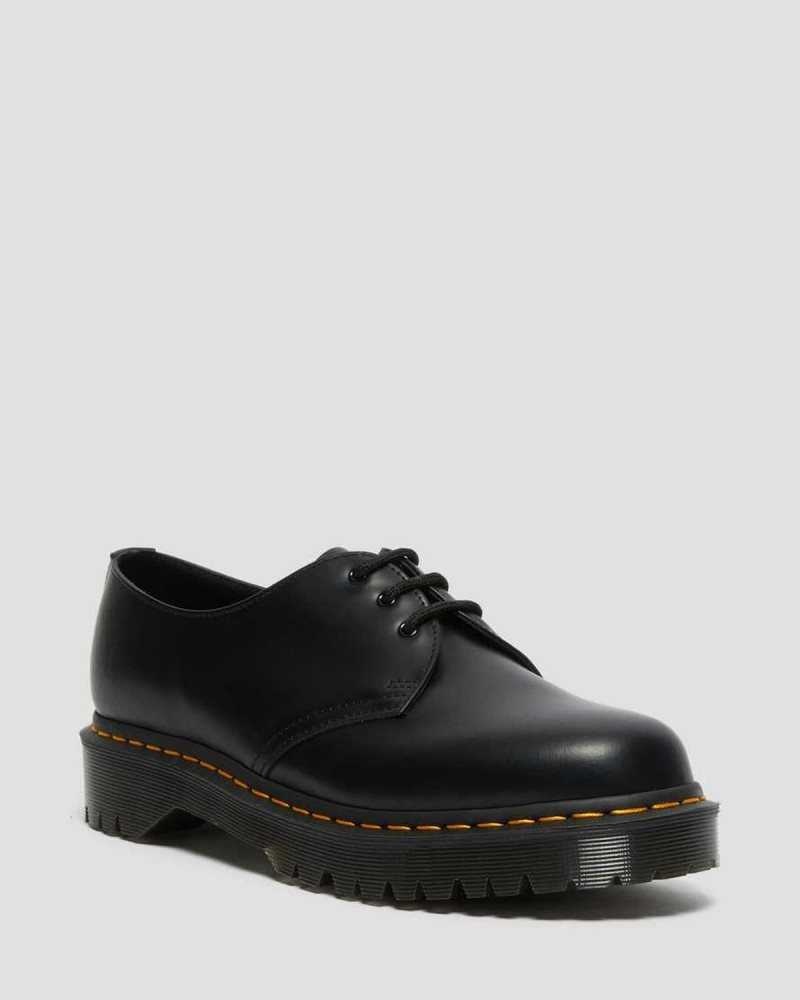 Dr Martens 1461 Bex Smooth Leather Oxford Shoes Black | 85VJZKTPE