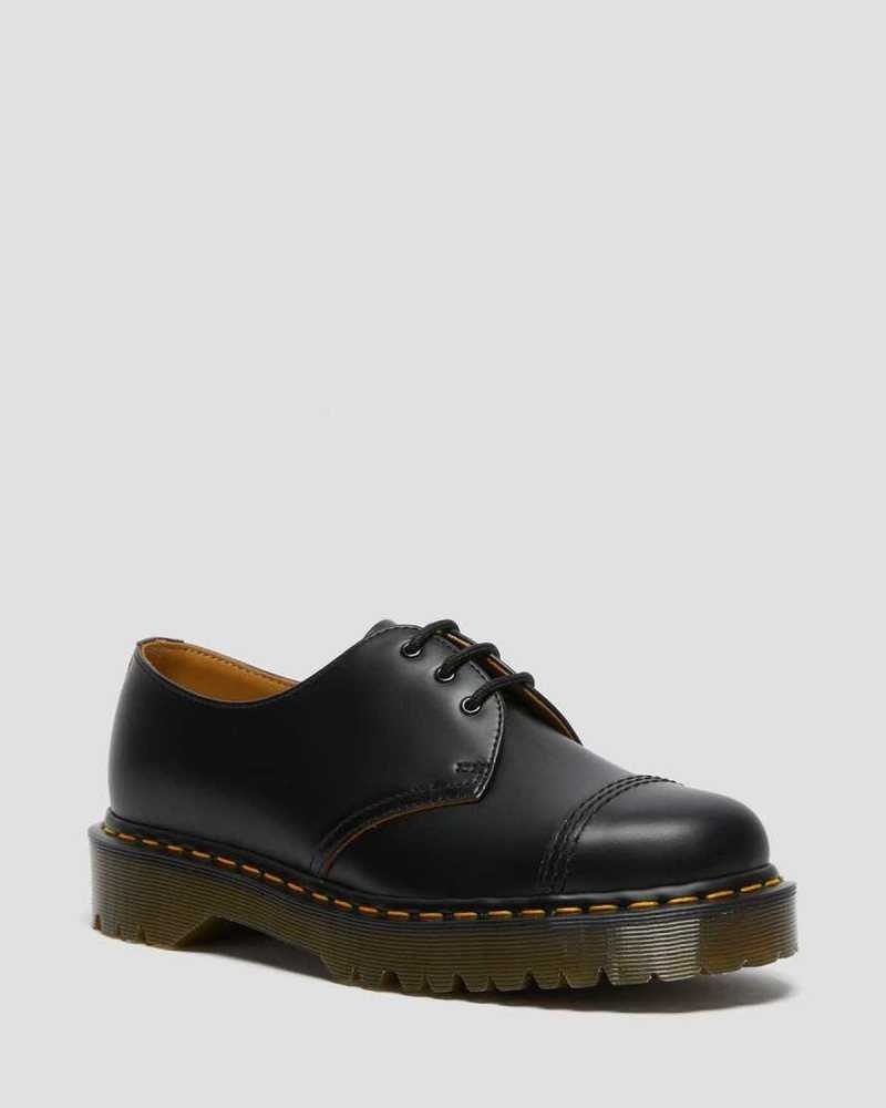 Dr Martens 1461 Bex Toe Cap Oxford Shoes Black | 03UEMGRAZ