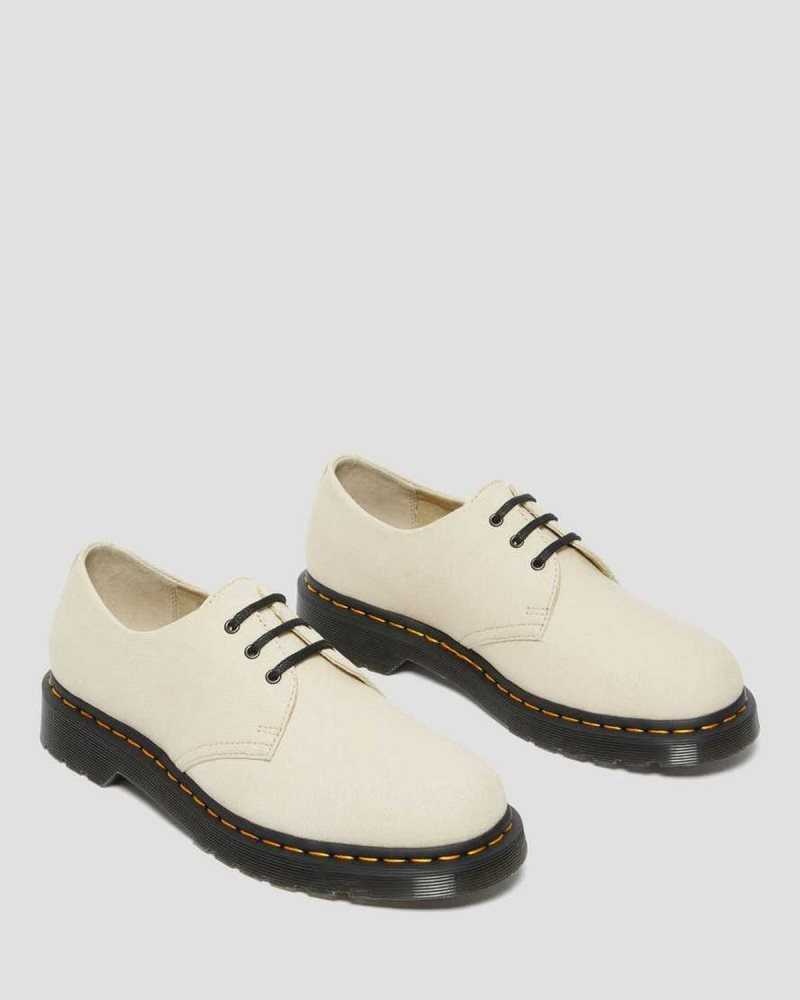 Dr Martens 1461 Canvas Oxford Shoes Brown | 25IOQNXTU