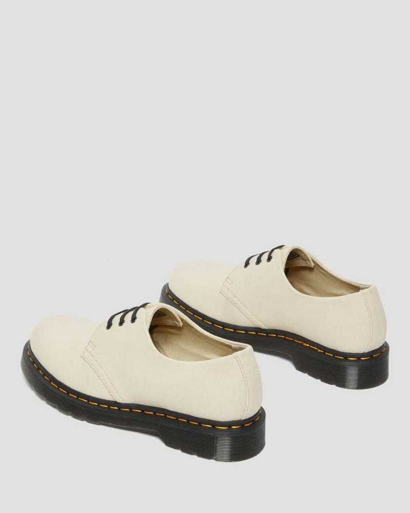 Dr Martens 1461 Canvas Oxford Shoes Brown | 25IOQNXTU