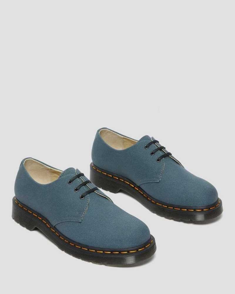 Dr Martens 1461 Canvas Oxford Shoes Grey | 19KDSZQCV