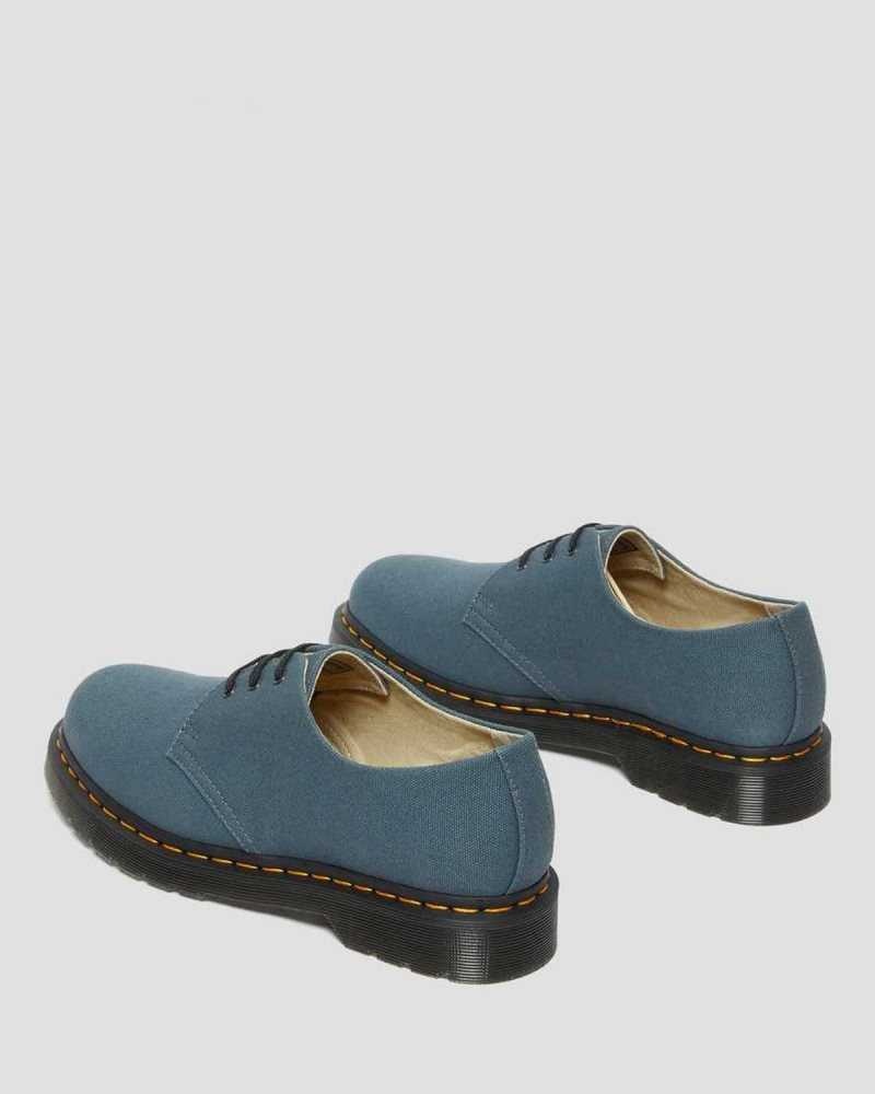 Dr Martens 1461 Canvas Oxford Shoes Grey | 19KDSZQCV