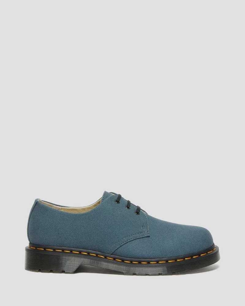 Dr Martens 1461 Canvas Oxford Shoes Grey | 19KDSZQCV