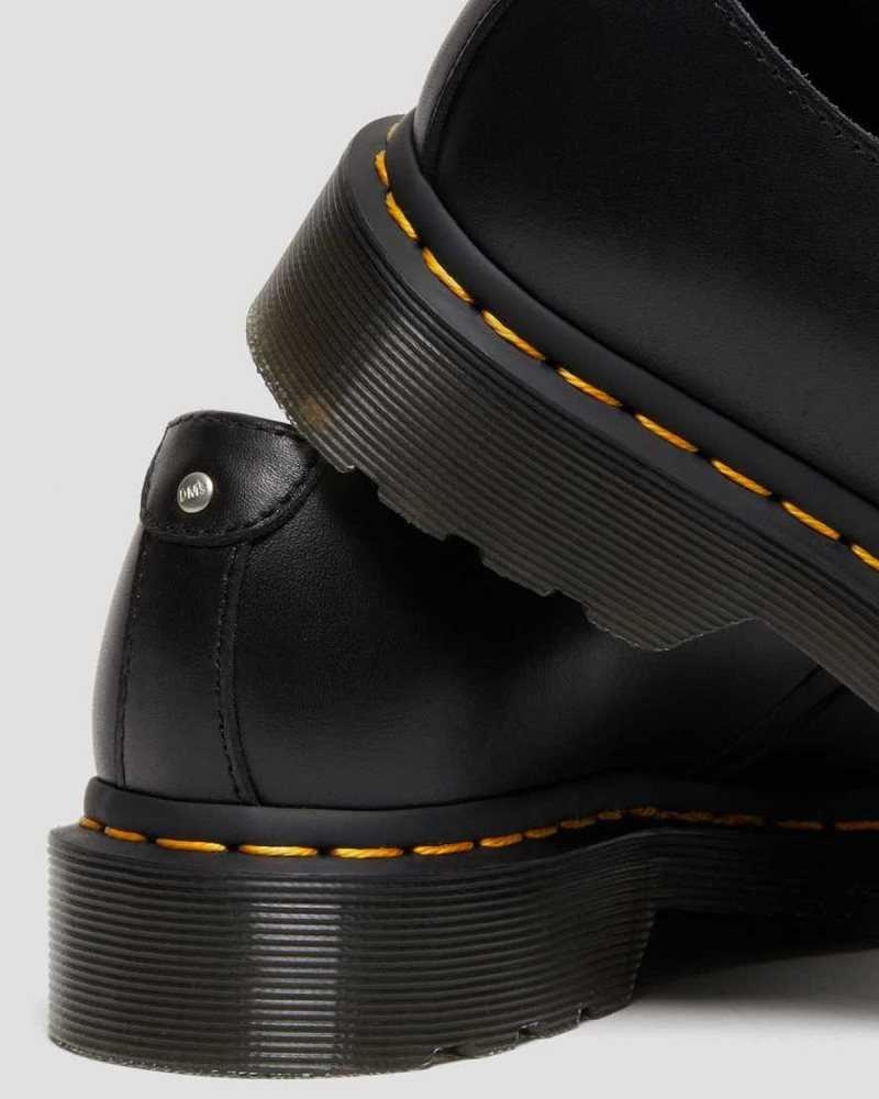 Dr Martens 1461 Double Zip Leather Oxford Shoes Black | 13VFYDNZO