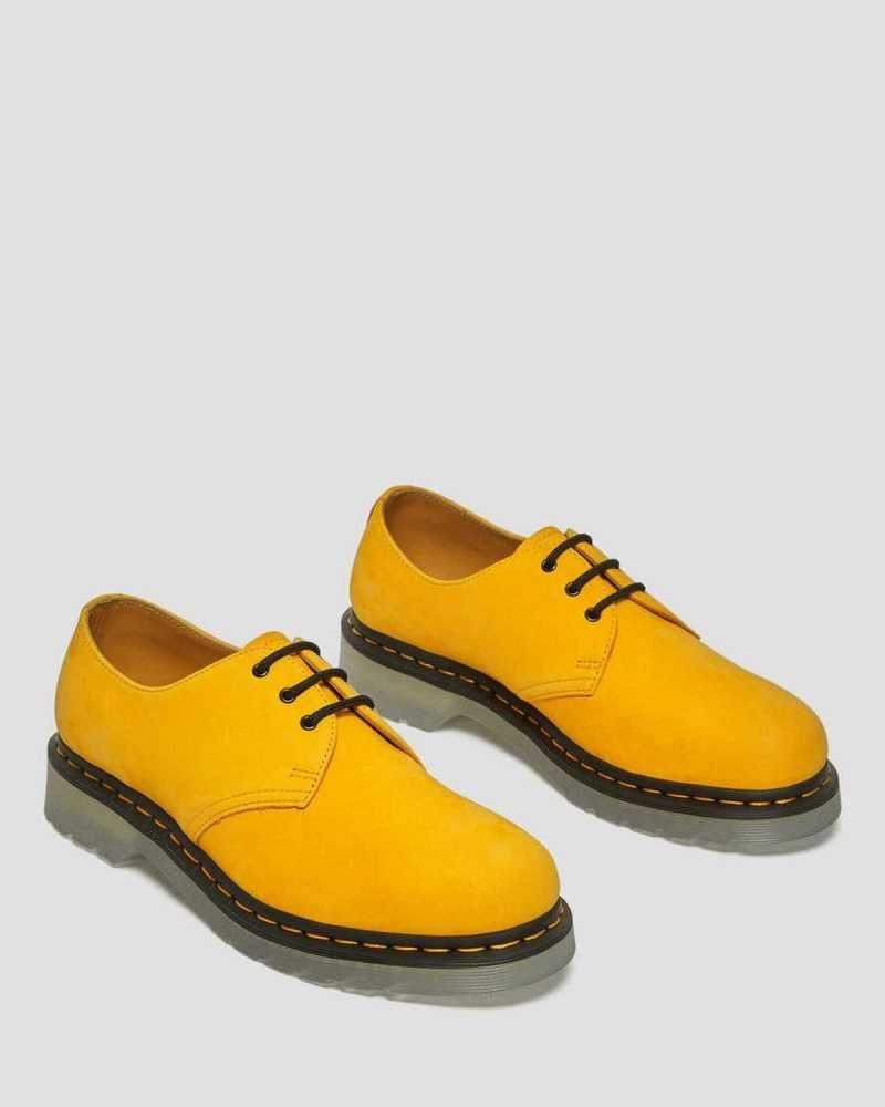 Dr Martens 1461 Iced II Buttersoft Leather Oxford Shoes Yellow | 18RSOUYZF