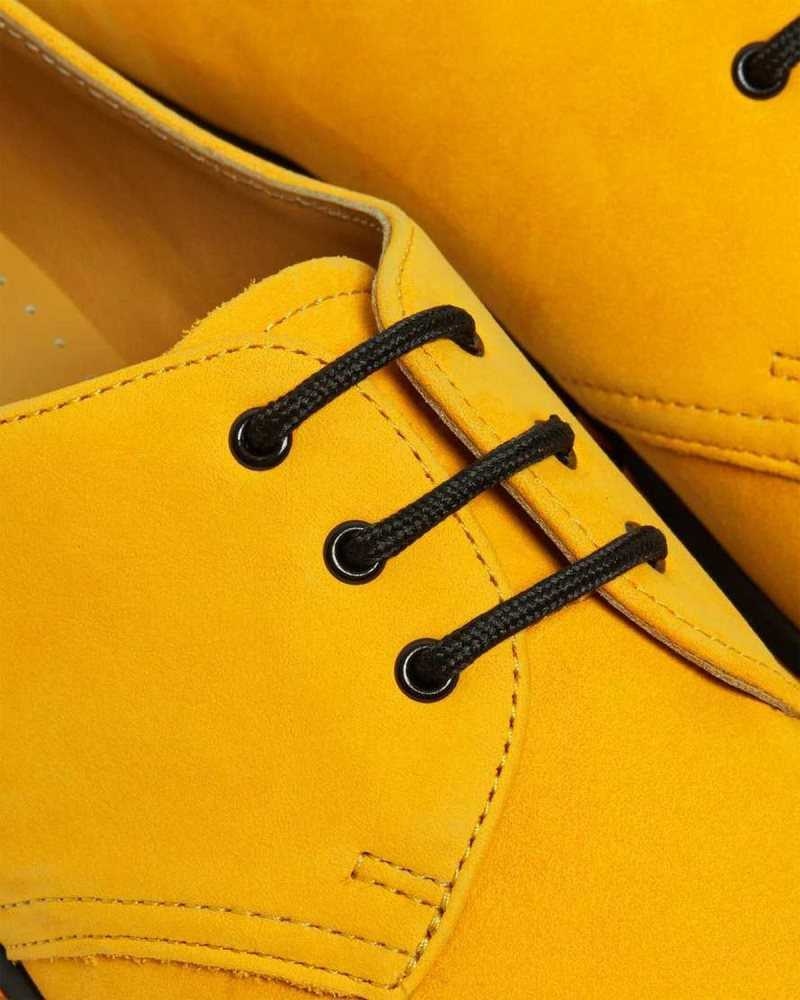 Dr Martens 1461 Iced II Buttersoft Leather Oxford Shoes Yellow | 18RSOUYZF