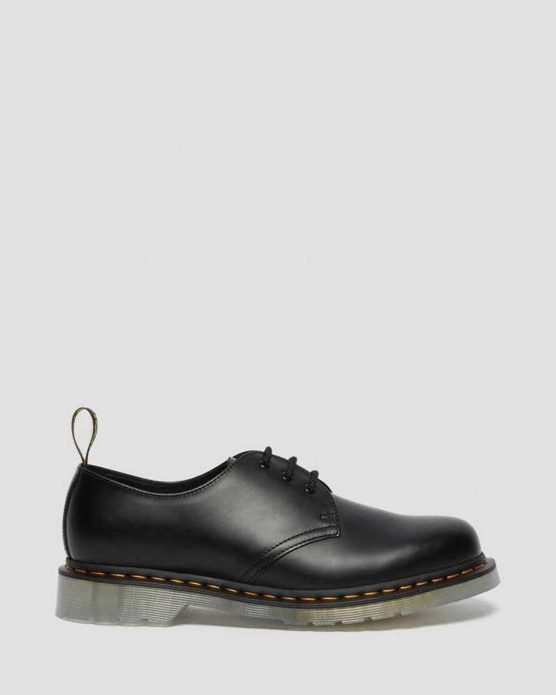 Dr Martens 1461 Iced Smooth Leather Oxford Shoes Black | 95PTIAWHK