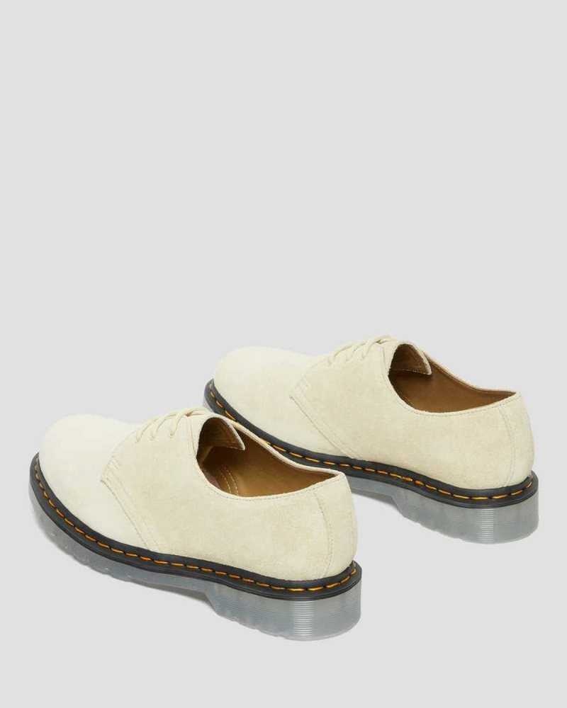 Dr Martens 1461 Iced Suede Oxford Shoes Cream | 23EVTMNAC