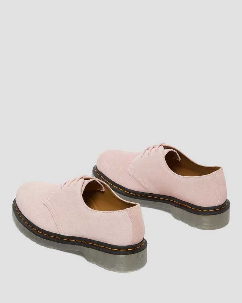 Dr Martens 1461 Iced Suede Oxford Shoes Pink | 98PNGUOLH