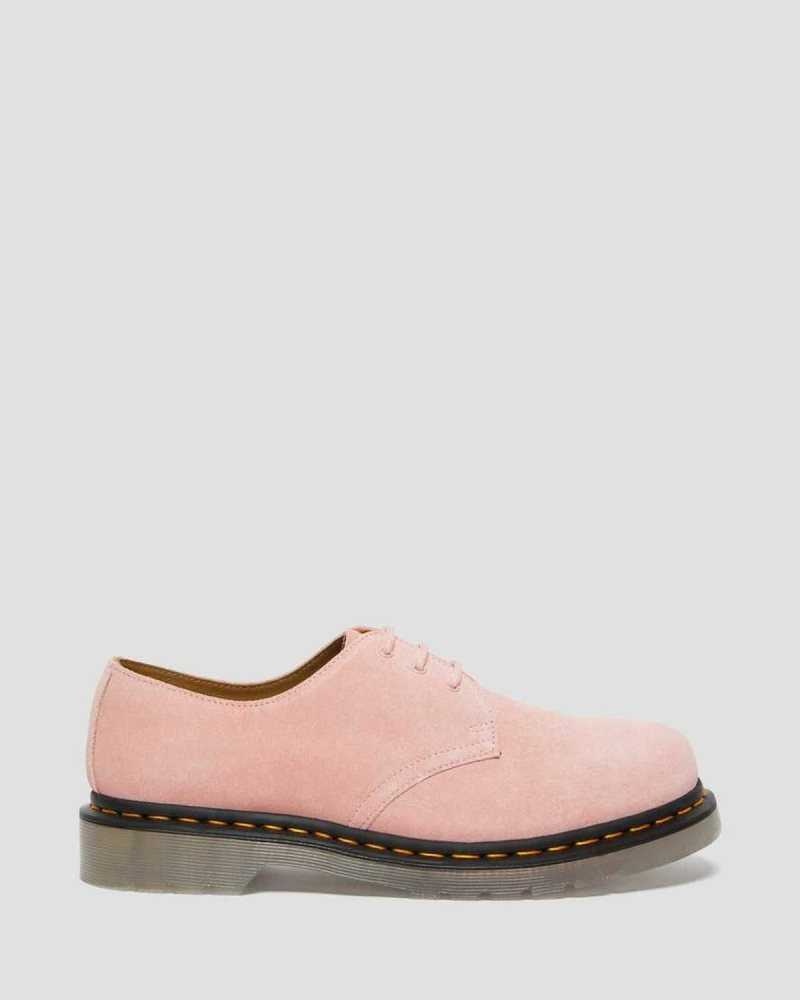 Dr Martens 1461 Iced Suede Oxford Shoes Pink | 98PNGUOLH