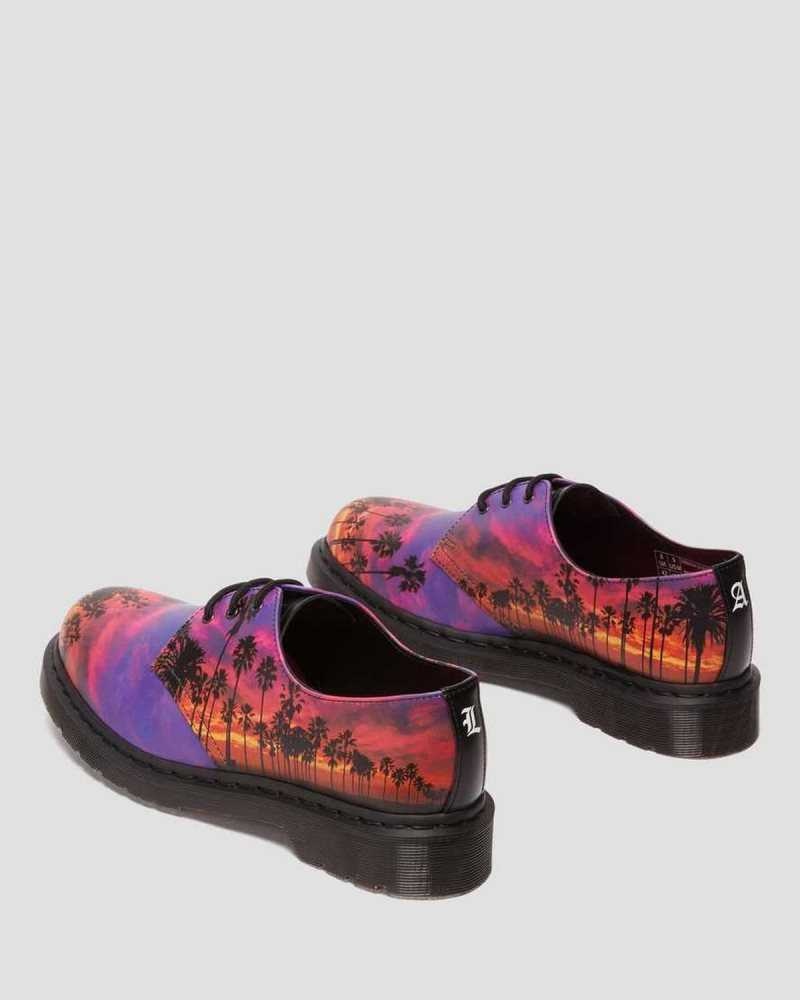 Dr Martens 1461 Los Angeles Leather Oxford Shoes Multicolor | 81RLYZMQJ