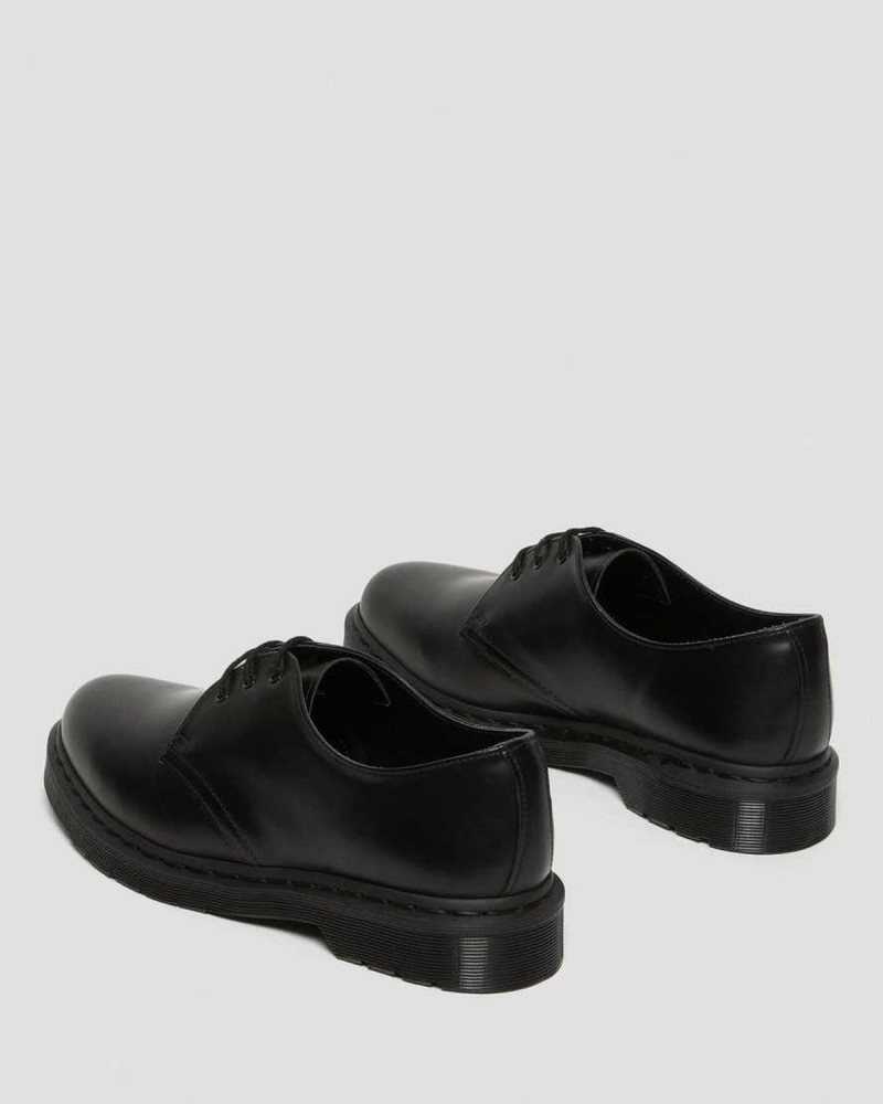 Dr Martens 1461 Mono Smooth Leather Oxford Shoes Black | 90CTWHXKO