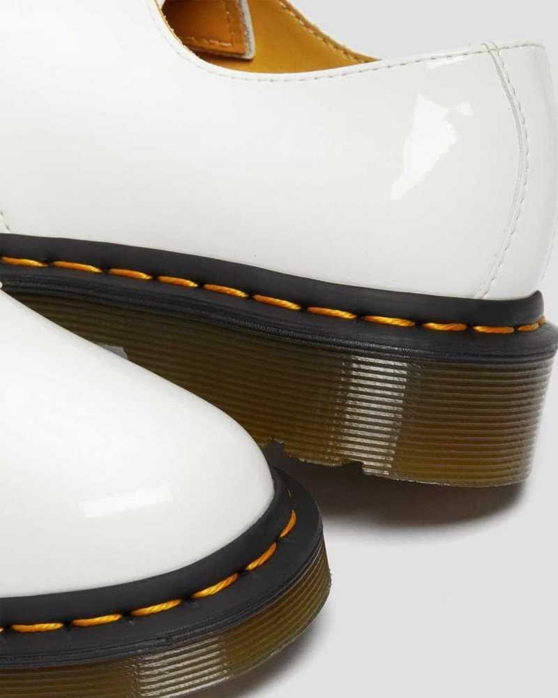 Dr Martens 1461 Patent Leather Oxford Shoes White | 20TZOIUCG