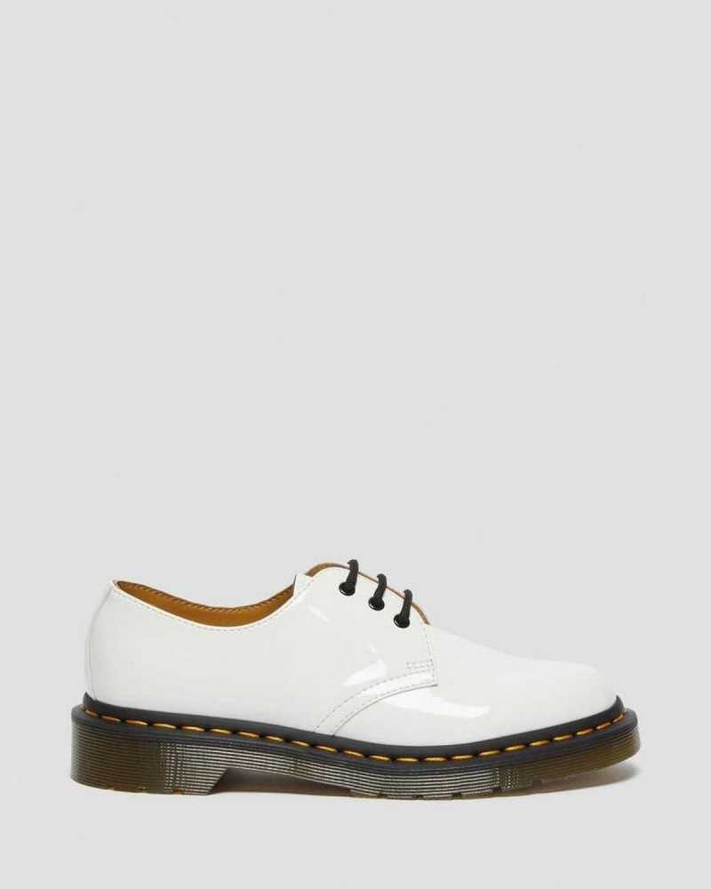 Dr Martens 1461 Patent Leather Oxford Shoes White | 20TZOIUCG