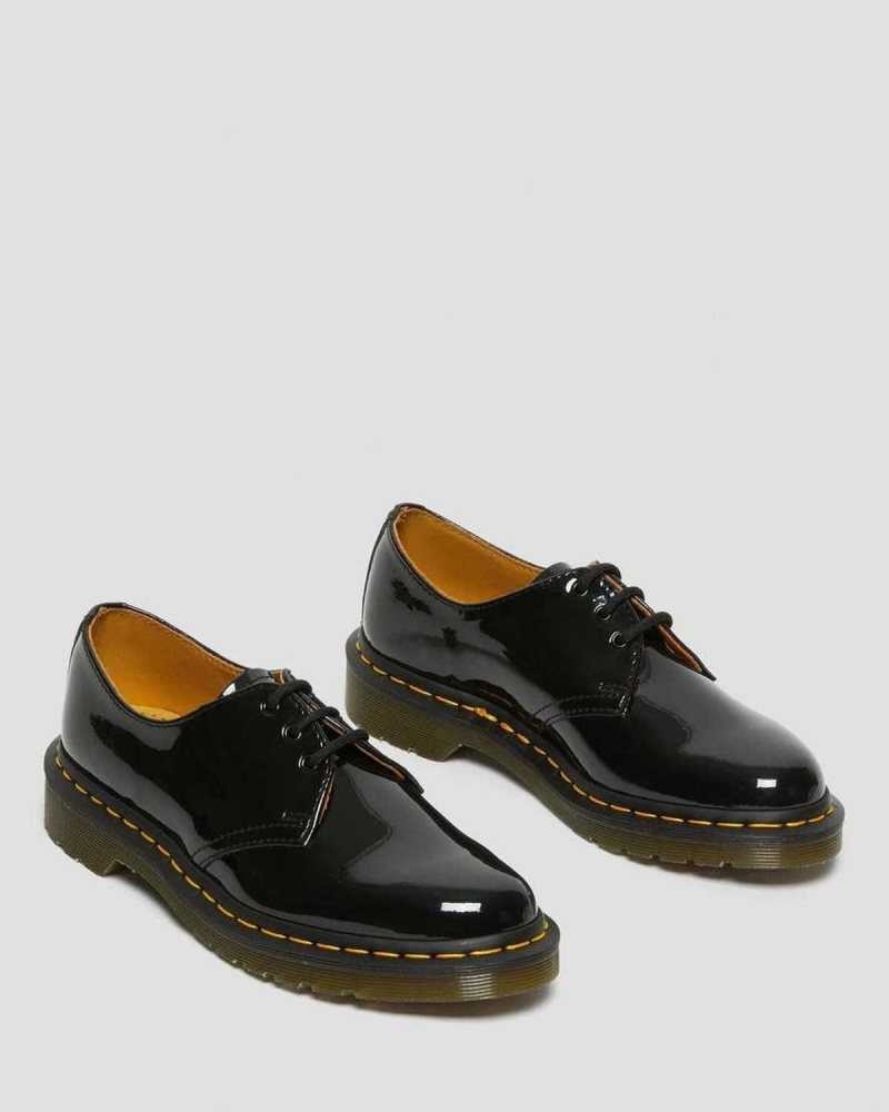 Dr Martens 1461 Patent Leather Oxford Shoes Black | 09SYNCWKJ