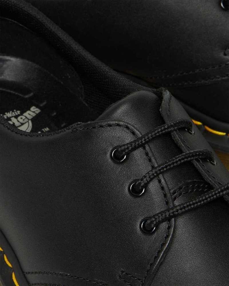 Dr Martens 1461 Slip Resistant Leather Oxford Shoes Black | 05YGSHNRD