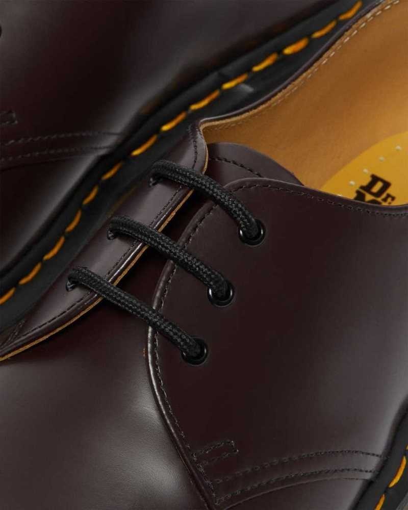 Dr Martens 1461 Smooth Leather Oxford Shoes Burgundy | 26EWIOHXR