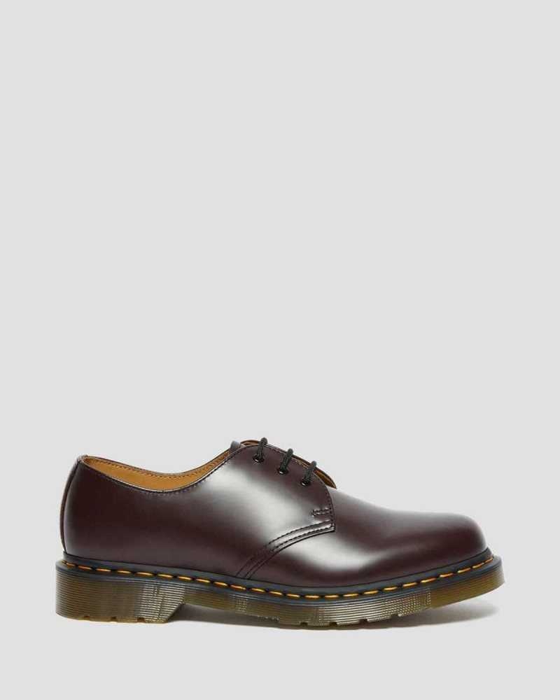 Dr Martens 1461 Smooth Leather Oxford Shoes Burgundy | 26EWIOHXR