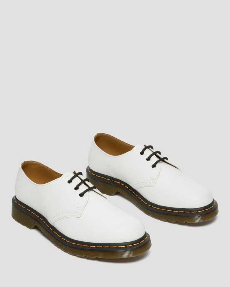 Dr Martens 1461 Smooth Leather Oxford Shoes White | 24NZPGYRU