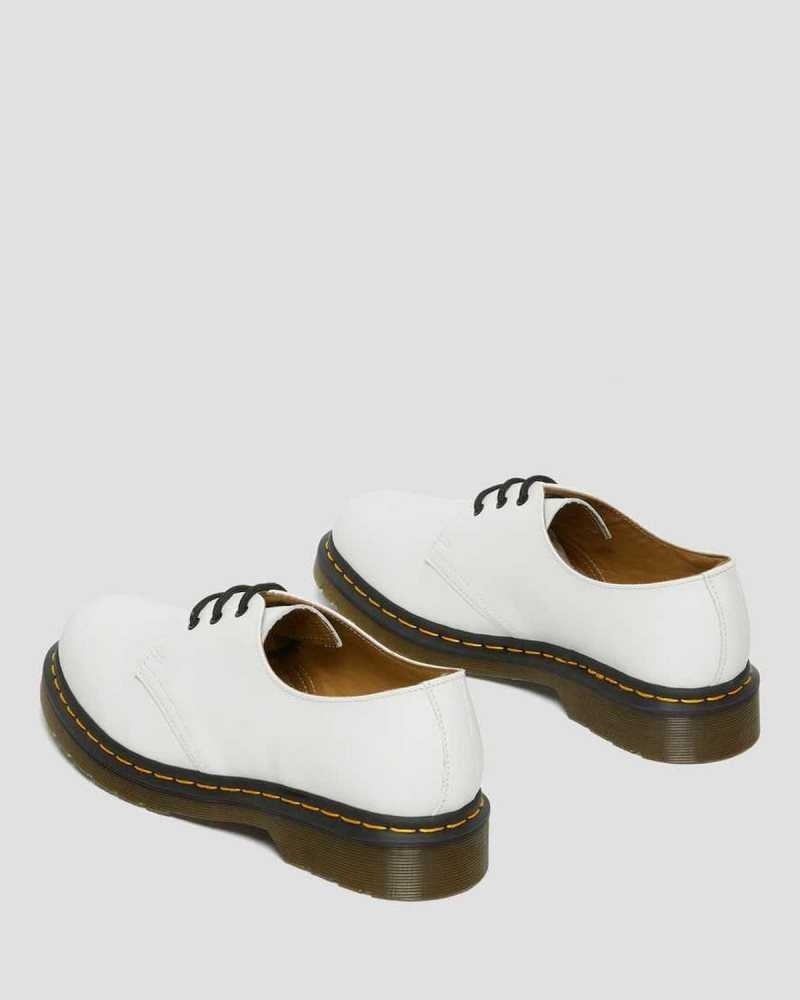 Dr Martens 1461 Smooth Leather Oxford Shoes White | 24NZPGYRU