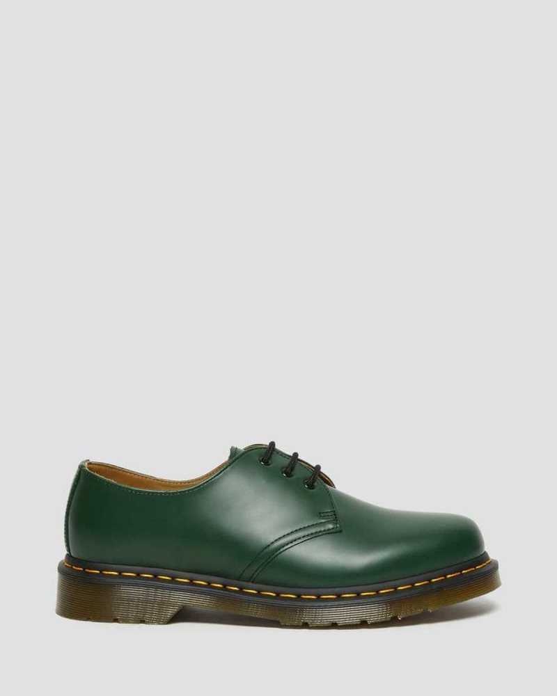 Dr Martens 1461 Smooth Leather Oxford Shoes Green | 21AVWGPRO