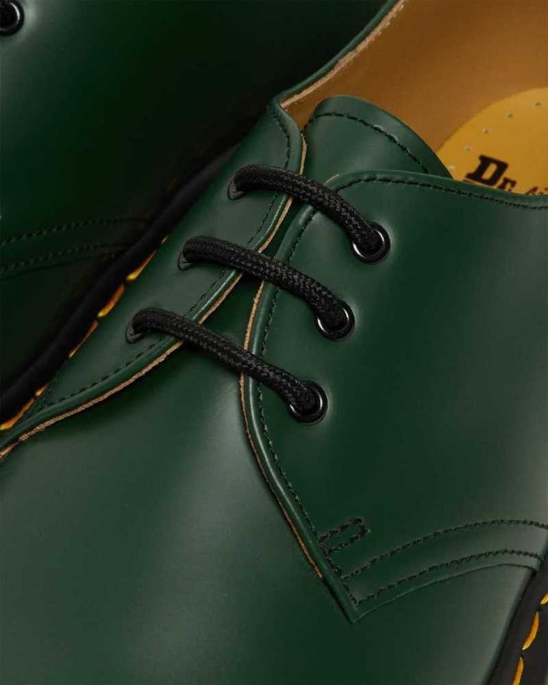 Dr Martens 1461 Smooth Leather Oxford Shoes Green | 21AVWGPRO