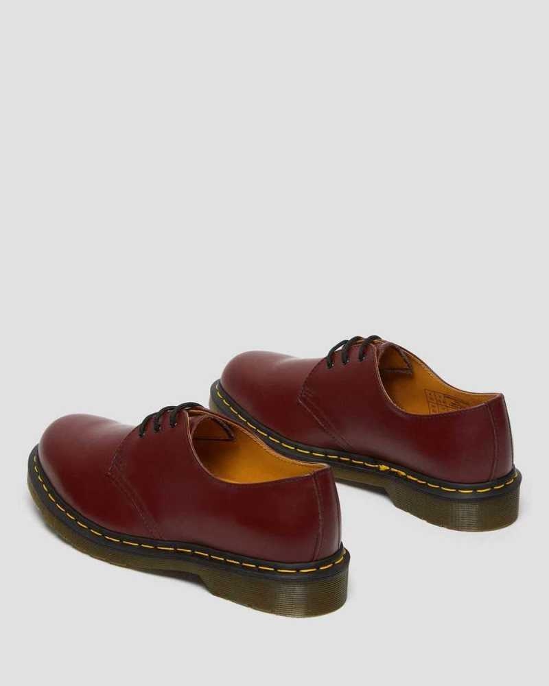 Dr Martens 1461 Smooth Leather Oxford Shoes Pink Red | 18TZSYFAG