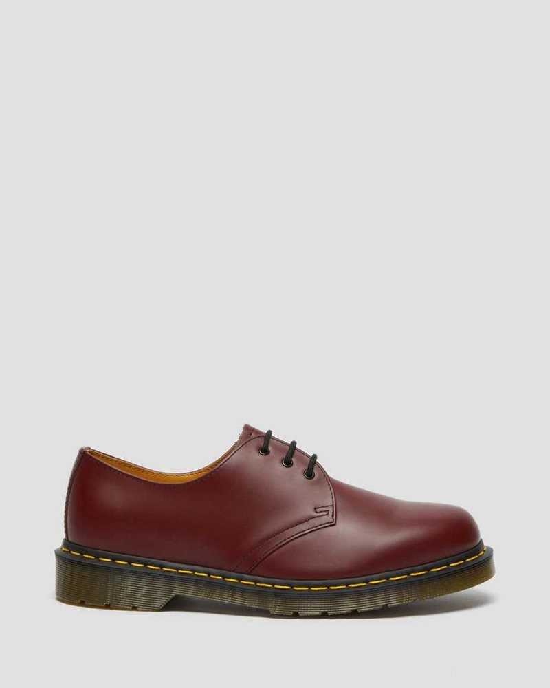 Dr Martens 1461 Smooth Leather Oxford Shoes Pink Red | 18TZSYFAG