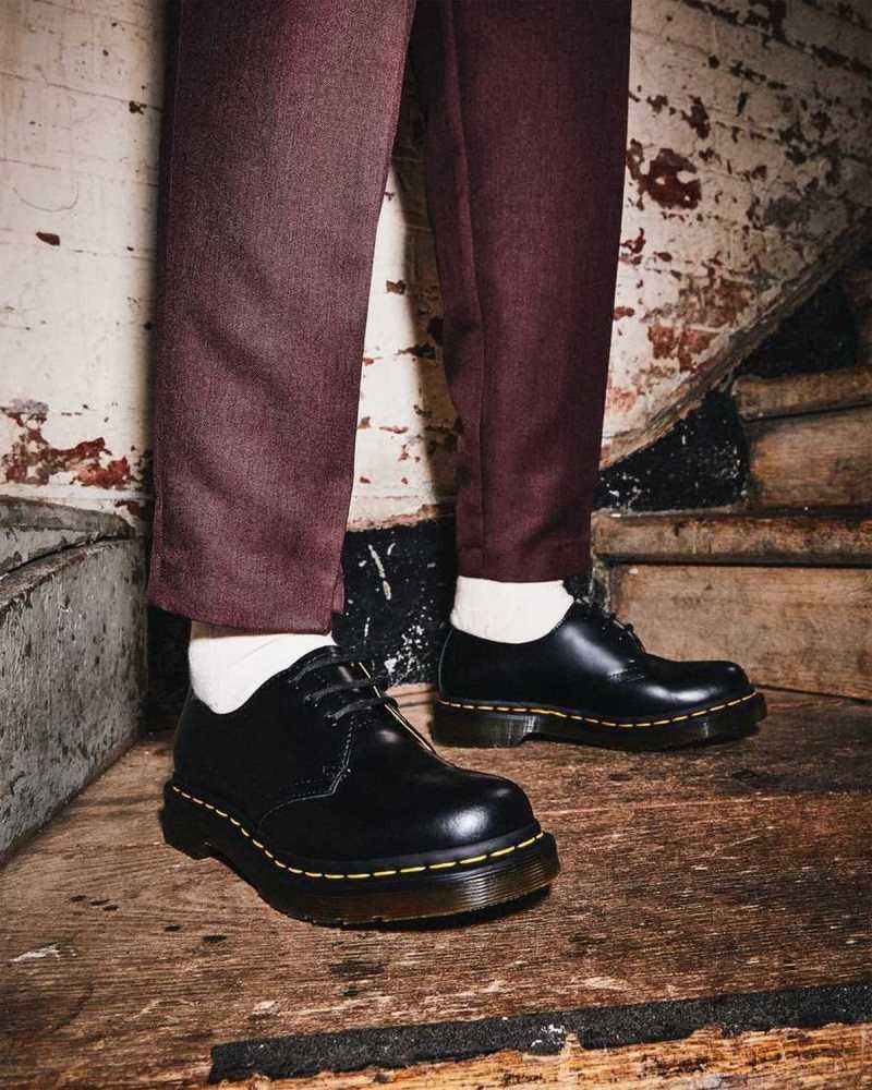 Dr Martens 1461 Smooth Leather Oxford Shoes Black | 08HUMYKQC