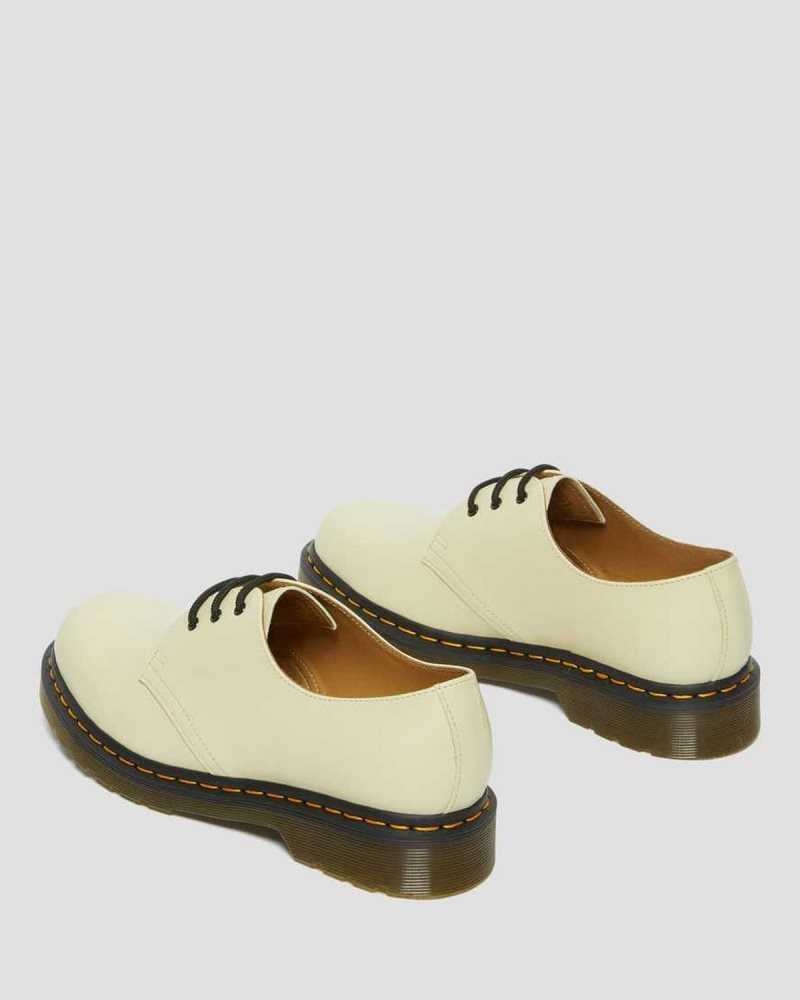 Dr Martens 1461 Smooth Leather Oxford Shoes Cream | 86ZHATIEG