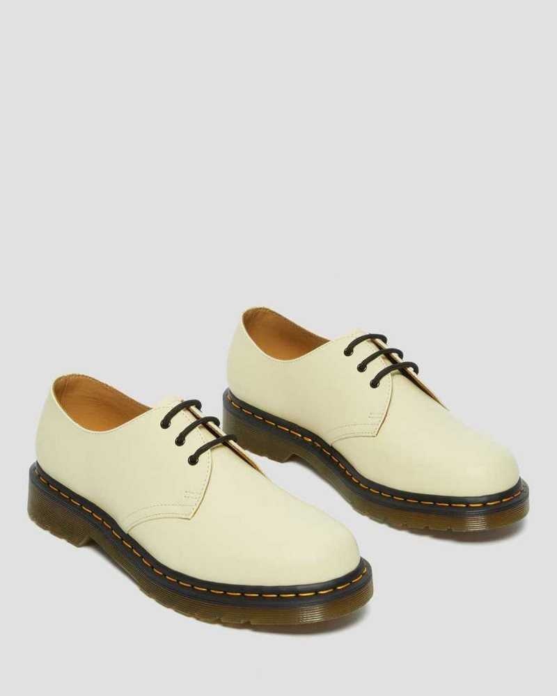 Dr Martens 1461 Smooth Leather Oxford Shoes Cream | 85IGROETZ