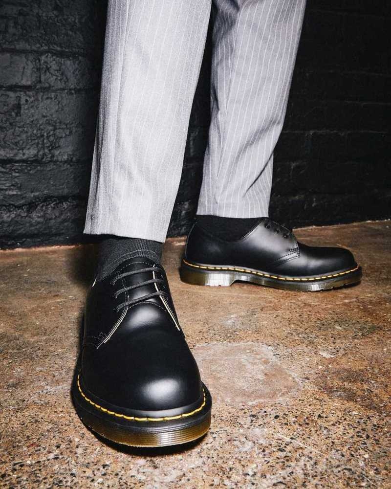 Dr Martens 1461 Smooth Leather Oxford Shoes Black | 81QSAWBTN