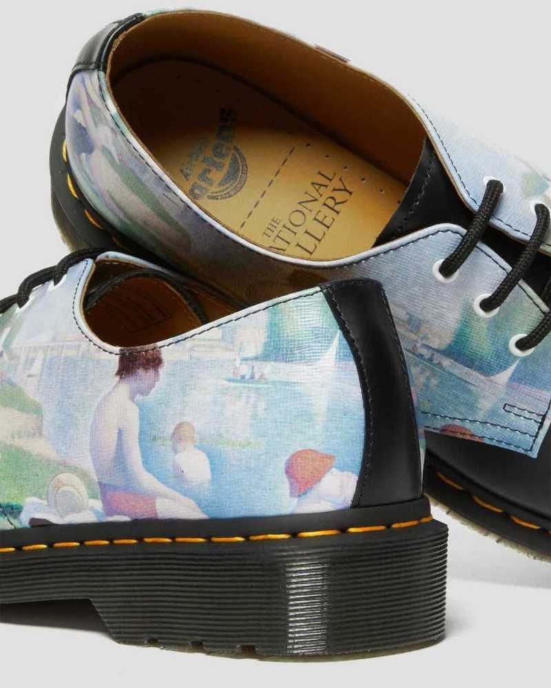 Dr Martens 1461 The National Gallery Seurat Oxford Shoes Black | 59GMBCSWZ