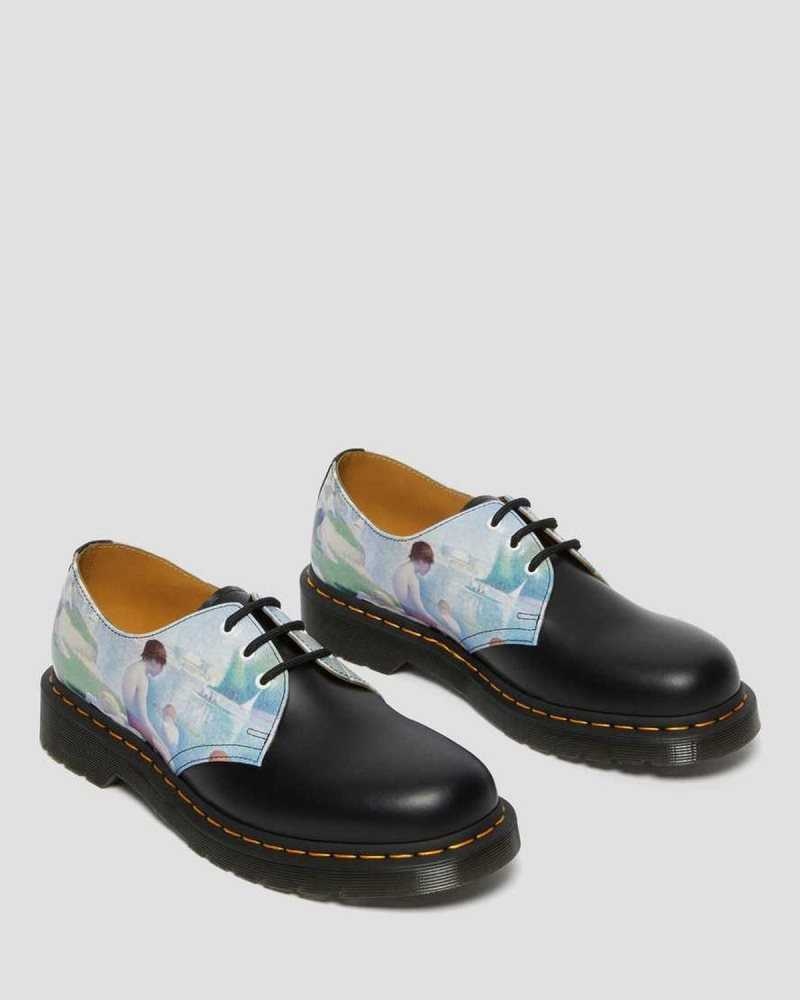 Dr Martens 1461 The National Gallery Seurat Oxford Shoes Black | 59GMBCSWZ