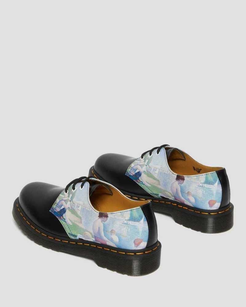 Dr Martens 1461 The National Gallery Seurat Oxford Shoes Black | 59GMBCSWZ