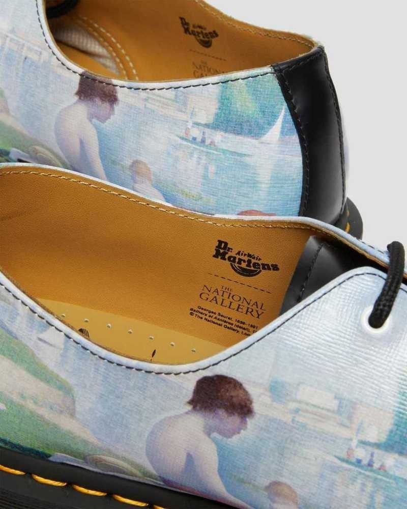 Dr Martens 1461 The National Gallery Seurat Oxford Shoes Black | 59GMBCSWZ