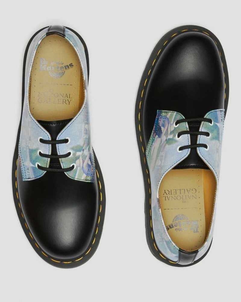 Dr Martens 1461 The National Gallery Seurat Oxford Shoes Black | 59GMBCSWZ