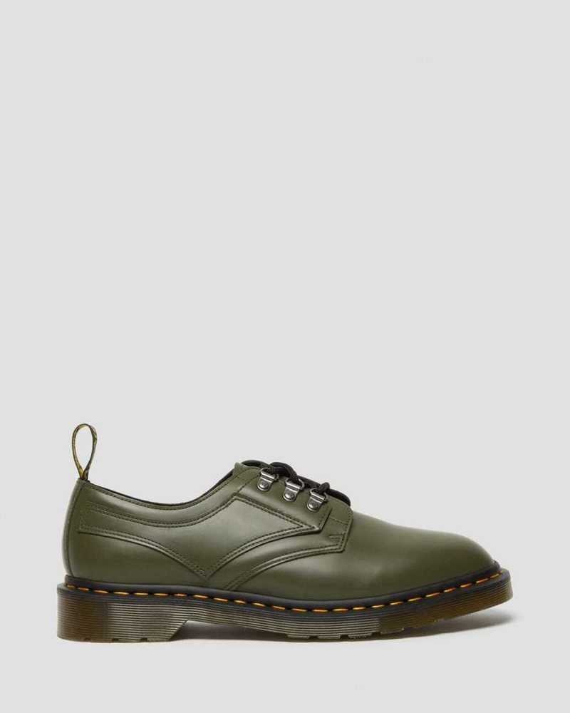 Dr Martens 1461 Verso Smooth Leather Oxford Shoes Green | 24HBJQZWG