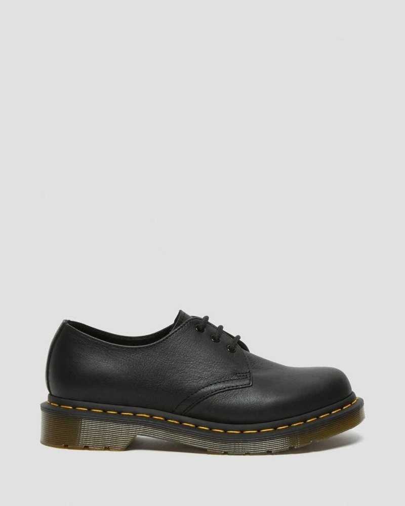 Dr Martens 1461 Virginia Leather Oxford Shoes Black | 18ISMAHUY