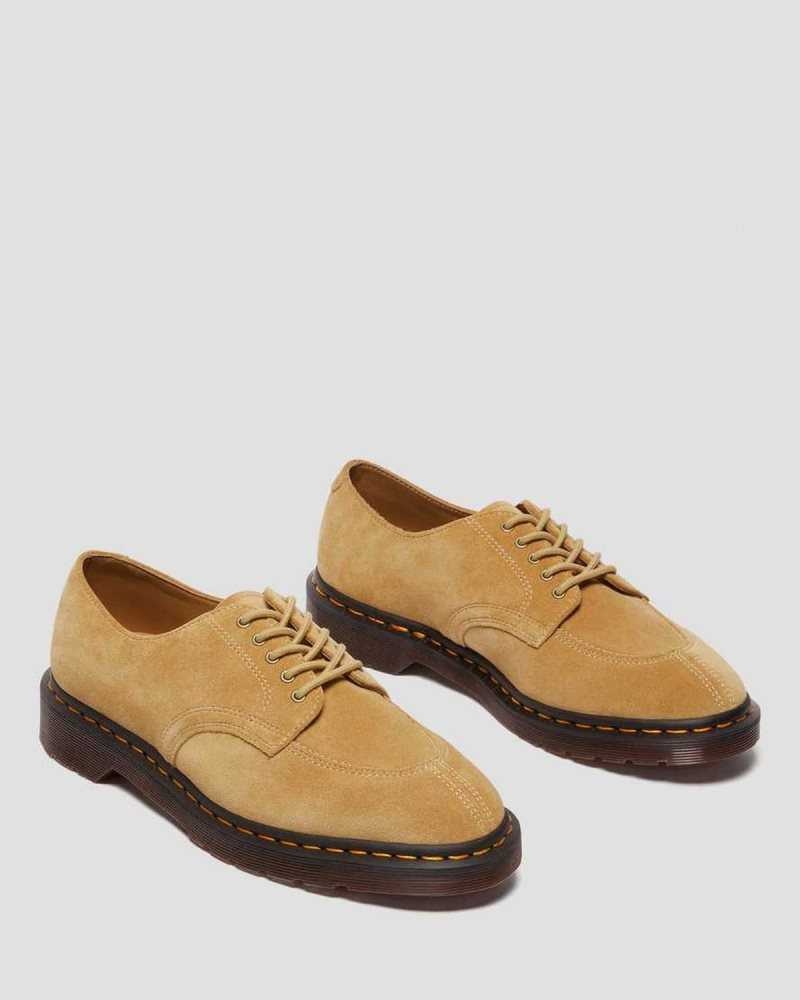 Dr Martens 2046 Suede Oxford Shoes Brown | 26ORLKACH