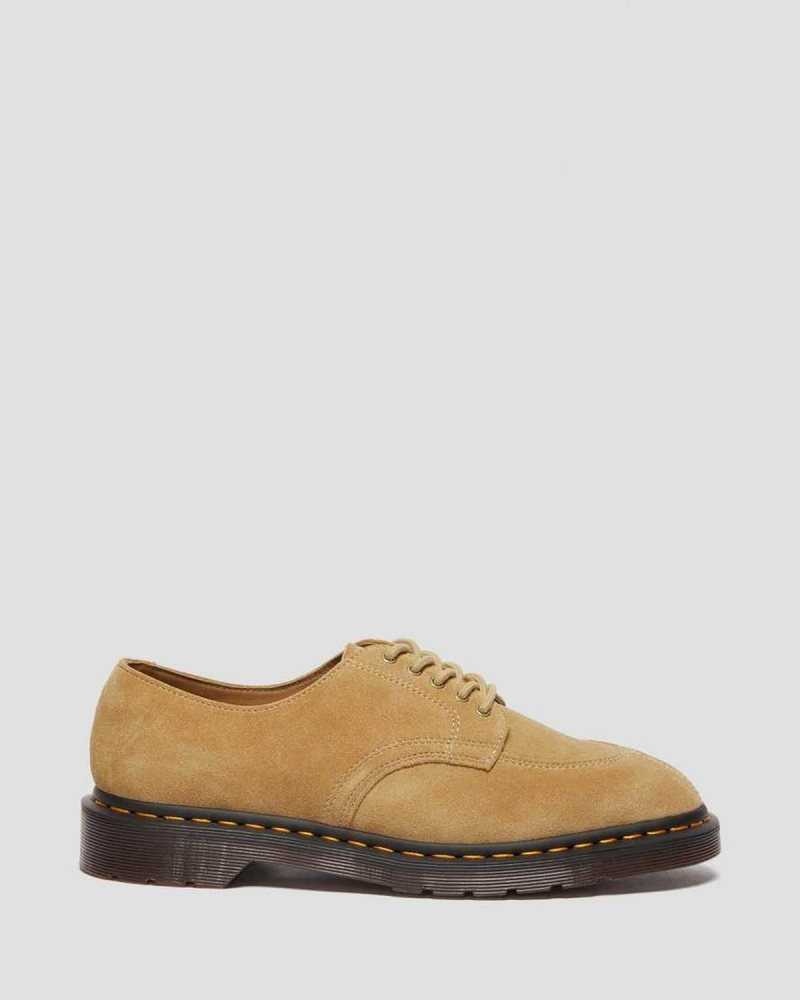 Dr Martens 2046 Suede Oxford Shoes Brown | 26ORLKACH